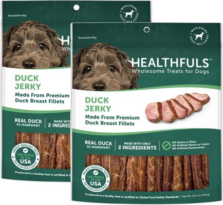 Duck Jerky Tenders Dog Treats, 1-lb bag