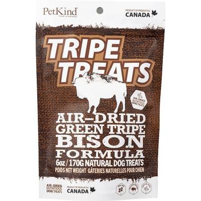 Venison Tripe Formula Jerky Dog Treats, 6-oz bag