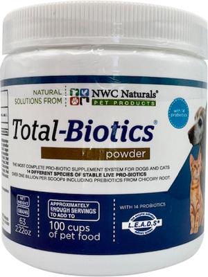 Total-Biotics Probiotic Dog & Cat Powder Supplement, 8-oz jar