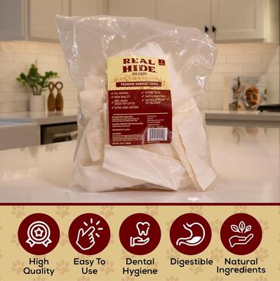 Chips Beef Rawhide Dog Chews, 1-lb bag