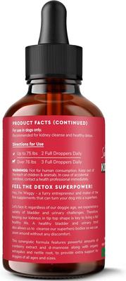 Cranberry Relief Kidney Support Supplement for Dogs, 2-oz bottle