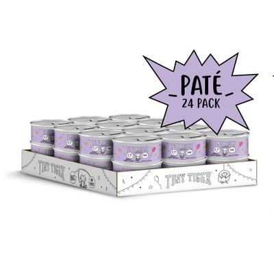 Comida enlatada para gatos Pate Turkey & Giblets Dinner, lata de 5.5 oz, caja de 24