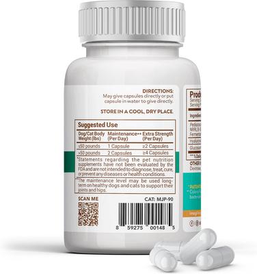 JH Hip & Joint Health Capsule Supplement for Dogs, 90 count