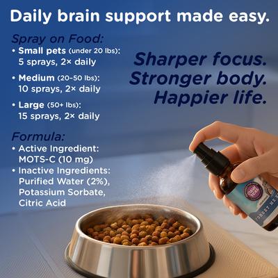 Forget Me Not Brain & Nervous System Supplement for Dogs, 2-fl oz