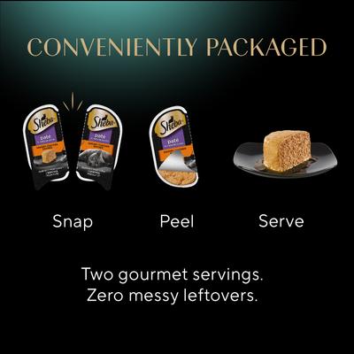 Perfect Portions Chicken & Salmon Pate Entree Variety Pack Adult Wet Cat Food Trays, 2.6-oz, case of 6