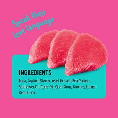 Licky Tubes Grain-Free Wet Tuna Flavored Lickable Cat Treats, 4 tubes