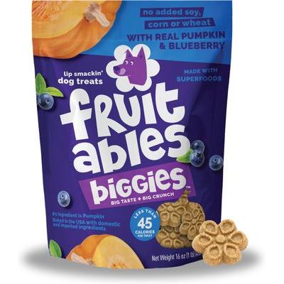 Biggies with Real Almond Butter & Coconut Dog Treats, 16-oz bag