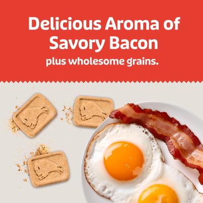 Health Bars Baked with Bacon, Egg & Cheese Dog Treats, 16-oz bag