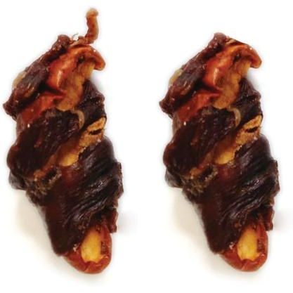 Cecina de búfalo de agua con premios de manzana para perros, 100 gramos