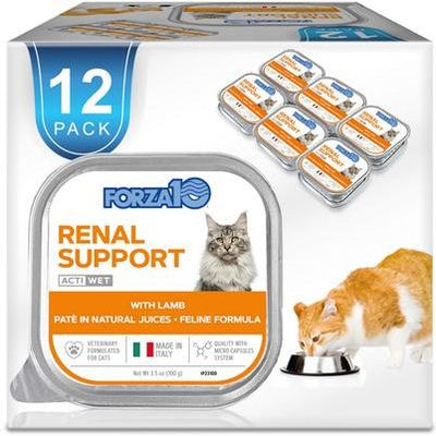 Forza10 Actiwet Renal Support Wet Cat Food, 3.5-oz, case of 12