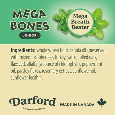 Mega-Bones! Junior Dental Dog Treat, 1 count