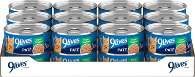 9Lives Paté Super Supper, caja exacta de 24 latas de 156 g, Chewy
