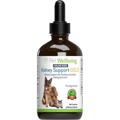 REV Kidney Support GOLD Liquid Kidney Supplement, sabor Tocino. 120 ml. - Pet Wellbeing