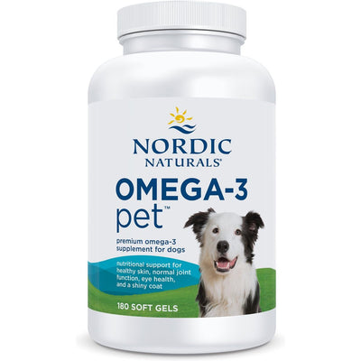 Omega-3 Pet Softgels. 180 softgels. - Nordic Naturals