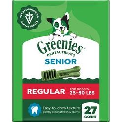 Aging Care Natural Regular Dental Dog Treats, 27 count