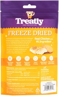 Chicken & Sweet Potato with Collagen Freeze-Dried Dog Treats, 3-oz cube