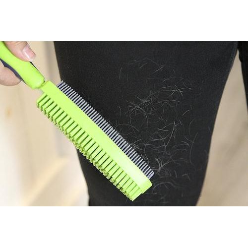 Duo Dual-Sided Grooming & Hair Removal Dog & Cat Brush, Color Varies