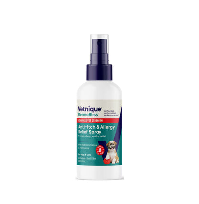 Vetnique Labs, Spray para aliviar la picazón y las alergias, para perros y gatos, 2 opc.