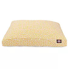 REV Cama Pillow Towers Rectangle Indoor & Outdoor para Perro - Majestic Pet