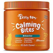 Calming Bites, Stress and Anxiety Relief, sabor Tocino. 60 chews.
