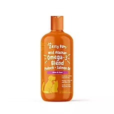 Skin & Coat Supplement, Omega 3 Wild Alaskan con Pollock y Salmón, sabor Salmón. 2 opc.