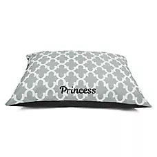REV Cama Pillow Personalized Trellis Super Value para Perro - Majestic Pet