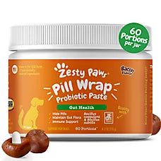 Probiotic Paste Pill Wrap, sabor Tocino. 119 g.