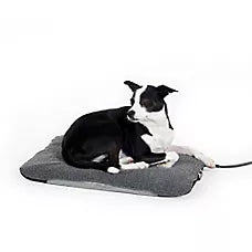 K&H Lectro-Soft Outdoor Heated Dog & Cat Bed Gray
