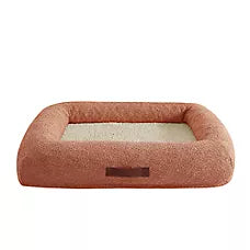 Arlee Home & Pet Bumper Box Memory Foam Pet Bed