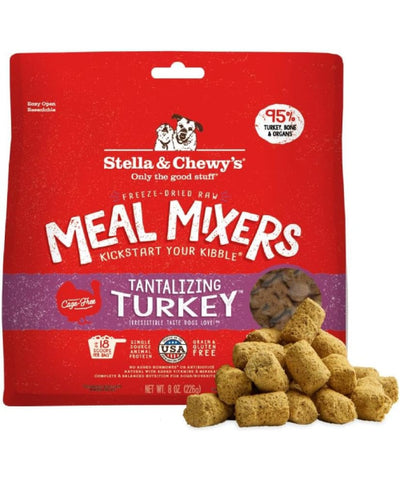 Stella & Chewy's, Freeze-Dried Raw Meal Mixers todas edades, 5 sabores. 226 gr.