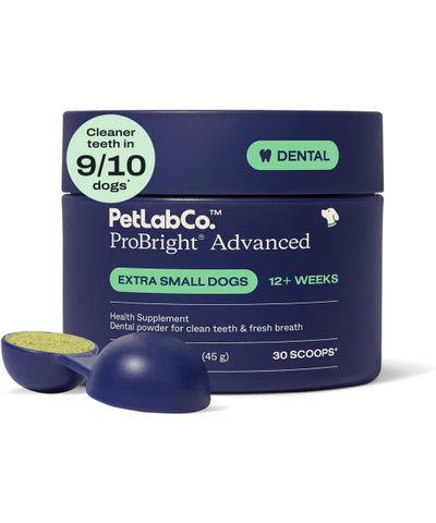 PetLab Co., ProBright Advanced Dental Powder, dientes sanos y aliento fresco. 30 Scoops