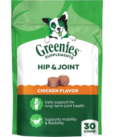 Greenies, Supplements Hip and Joint sabor Pollo. 30 y 80 chews