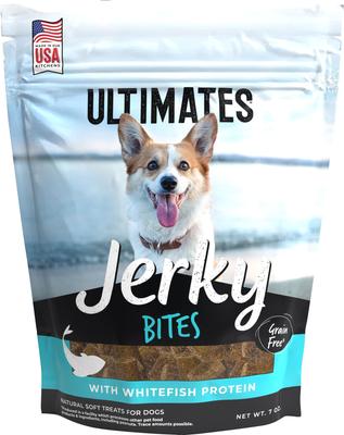 Whitefish Flavored Dog Jerky, 7-oz bag