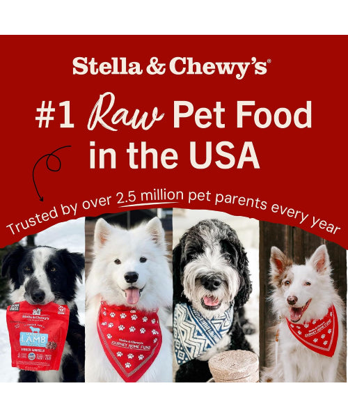 Stella & Chewy's, Freeze-Dried Raw Meal Mixers todas edades, 5 sabores. 226 gr.