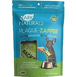 Plaque-Zapper Dental Water Additive Pouches, tamaño Pequeño/Mediano. - Ark Naturals
