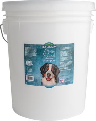 Champú anticaída para perros, balde de 5 galones