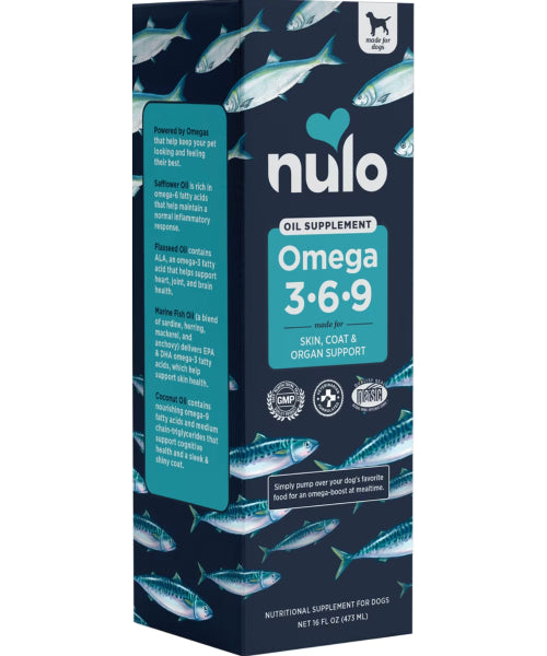 Nulo, Omega 3-6-9 para perros y cachorros, 473 ml