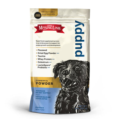 The Missing Link Puppy Health Supplement for Dogs, 227 g