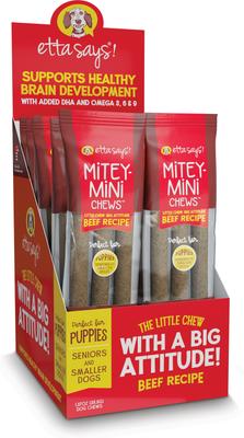 Mitey Mini Chews Duck Recipe Dog Treats, 18 count