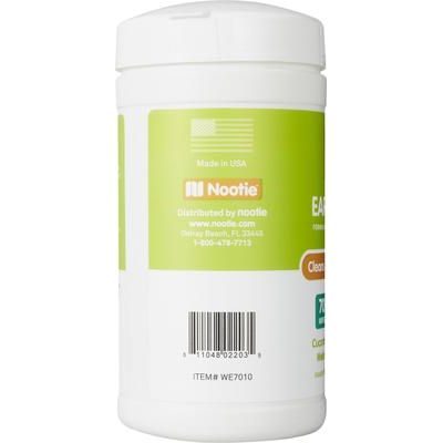 Toallitas húmedas para orejas de perro y gato con sabor a pepino y melón, 70 unidades