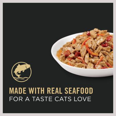 Adult Seafood Stew Entree in Sauce Canned Cat Food, 3-oz can, case of 4