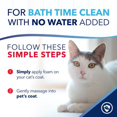 OxyMed Hairball Remedy No Rinse Waterless Cat Shampoo, 7.4-fl oz bottle