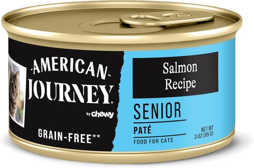 Pate Senior Wet Cat Food Variety Pack, 3-oz can, case of 24