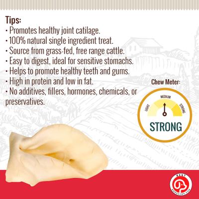 6 to 8-in Cow Ears Dog Treats, 4 count