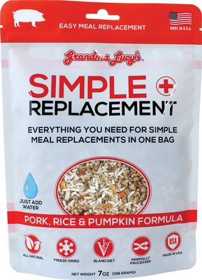 Simple Replacement Anti-Diarrhea Freeze-Dried Dog & Cat Meal Replacement, 7-oz bag