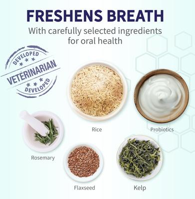 Probiotic Yogurt Medium Dental Dog Treats, 8 count