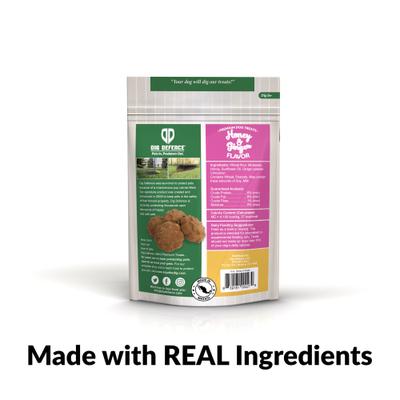 Premium Honey & Ginger Crunchy Dog Treats, 6-oz bag, case of 6