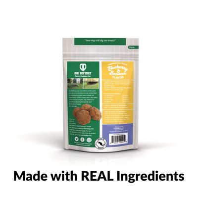 Premium Blueberry & Banana Crunchy Dog Treats, 6-oz bag, case of 6