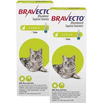 Solución tópica para gatos, 13,8-27,5 lb (caja morada), 1 dosis (suministro para 12 semanas)