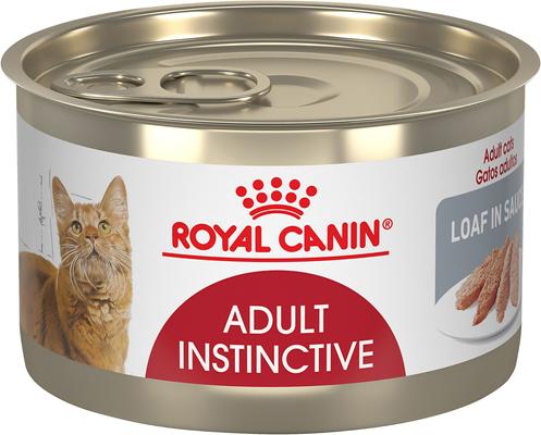 Feline Health Nutrition Adult Instinctive Loaf in Sauce Wet Cat Food, 3-oz, case of 24